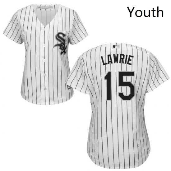 Youth Majestic Chicago White Sox 10 Yoan Moncada Authentic White Home Cool Base MLB Jersey
